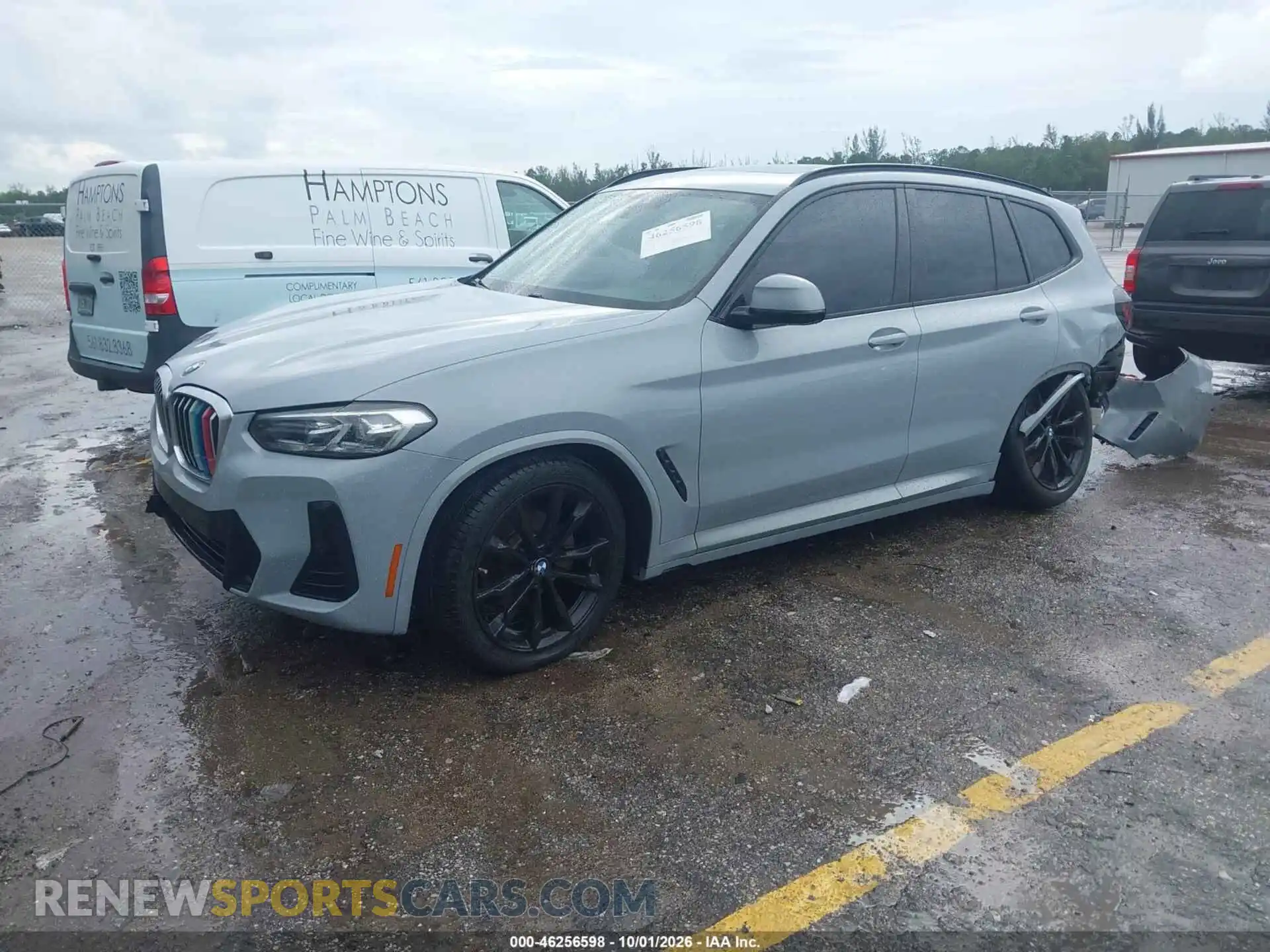 2 Photograph of a damaged car WBX47DP05NN142867 BMW X3 2022