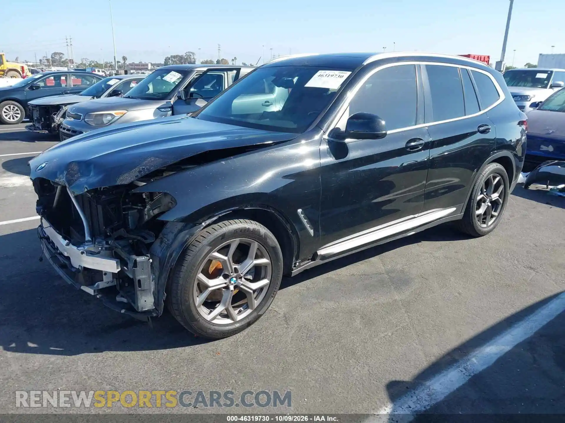 2 Photograph of a damaged car WBX47DP05NN172290 BMW X3 2022