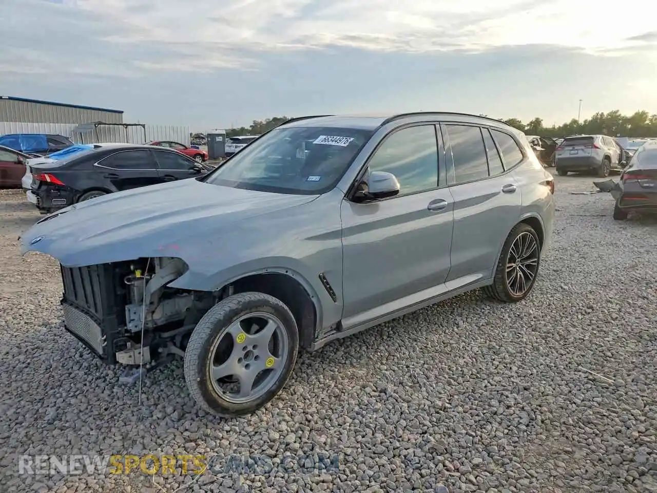 1 Фотография поврежденного автомобиля WBX47DP06NN176932 BMW X3 2022