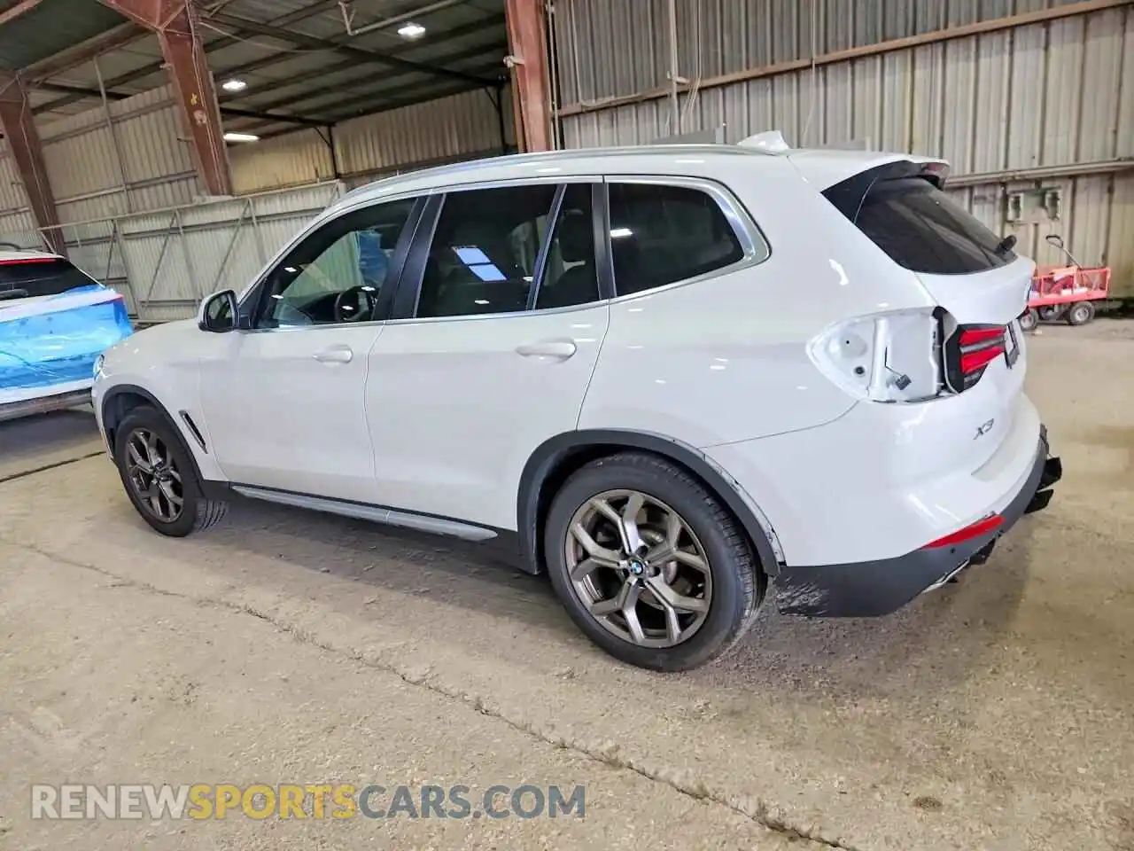 2 Photograph of a damaged car WBX47DP07NN174526 BMW X3 2022
