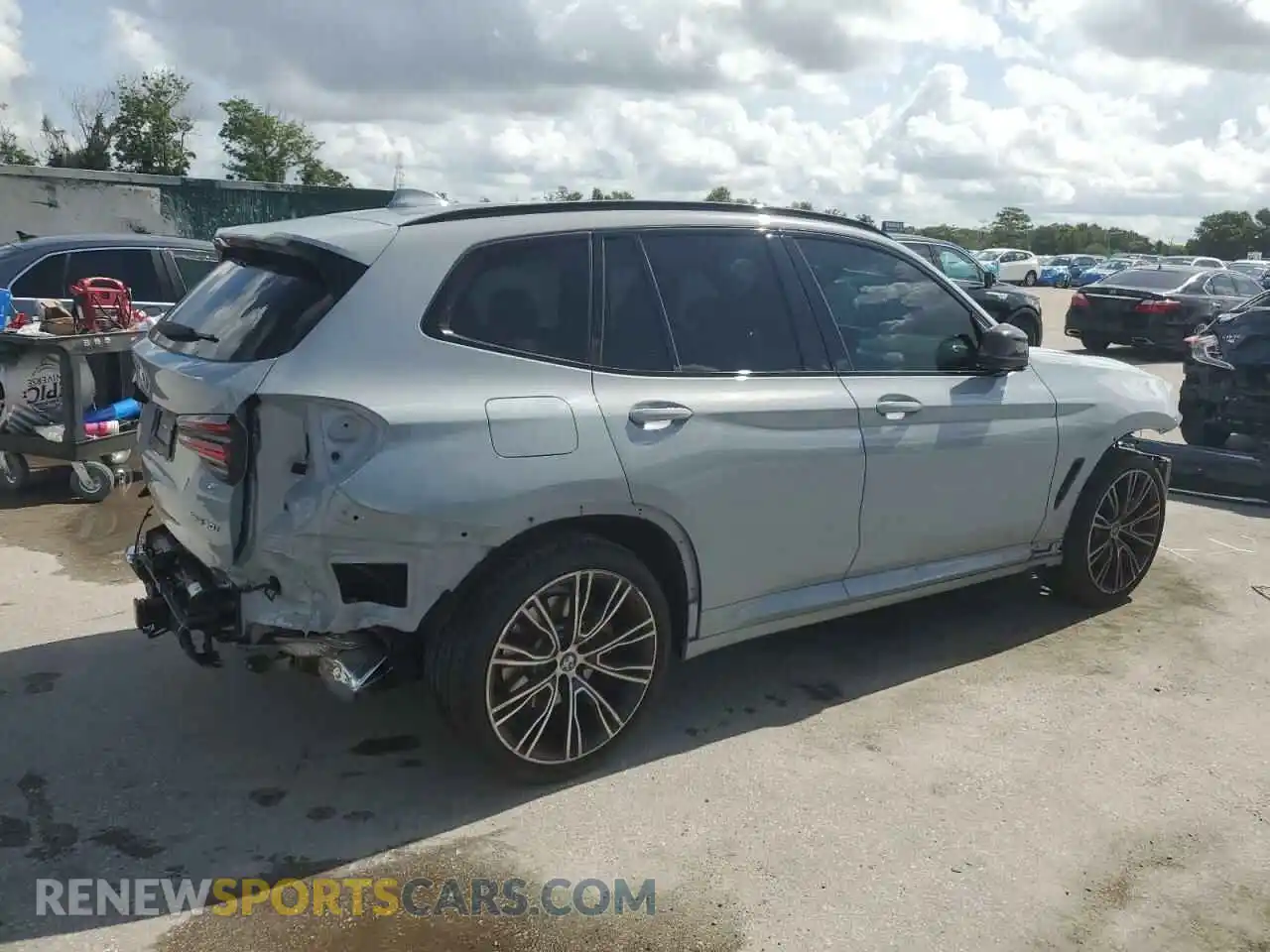 3 Photograph of a damaged car WBX47DP08NN138635 BMW X3 2022