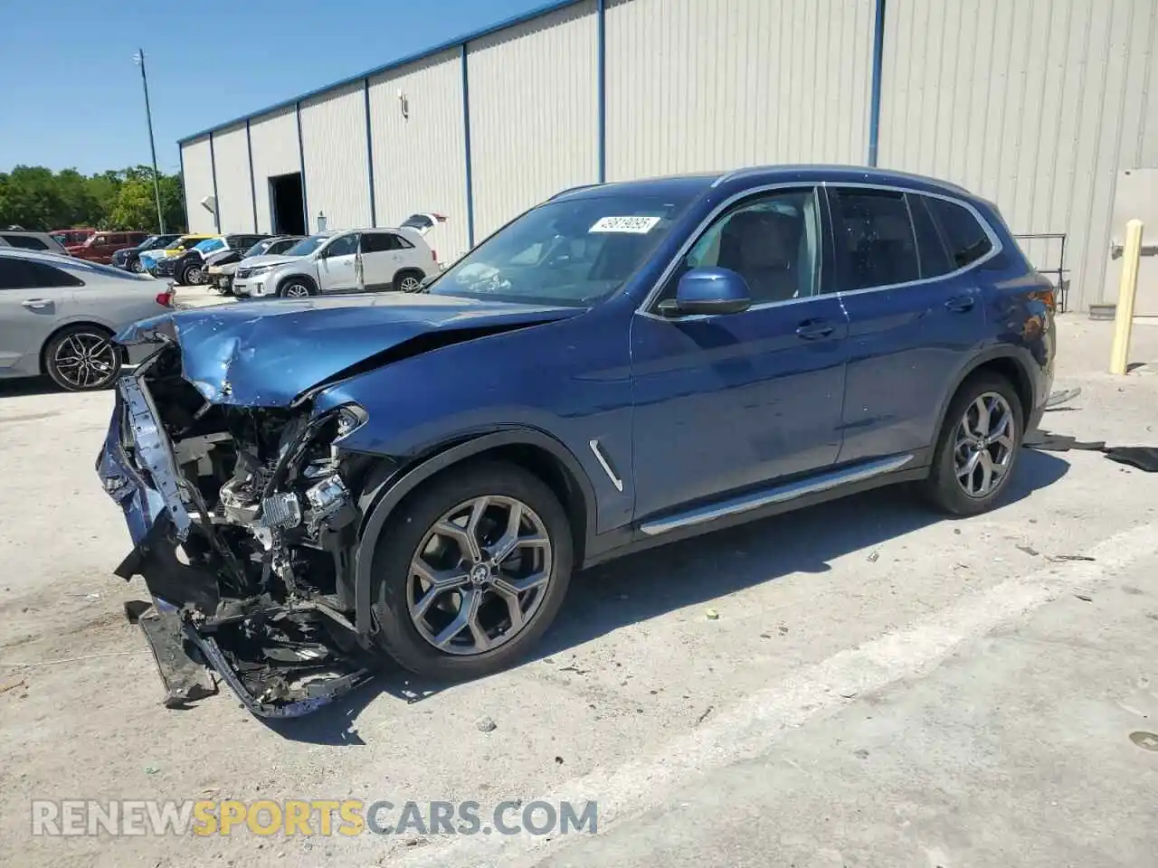 1 Photograph of a damaged car WBX47DP0XNN158398 BMW X3 2022