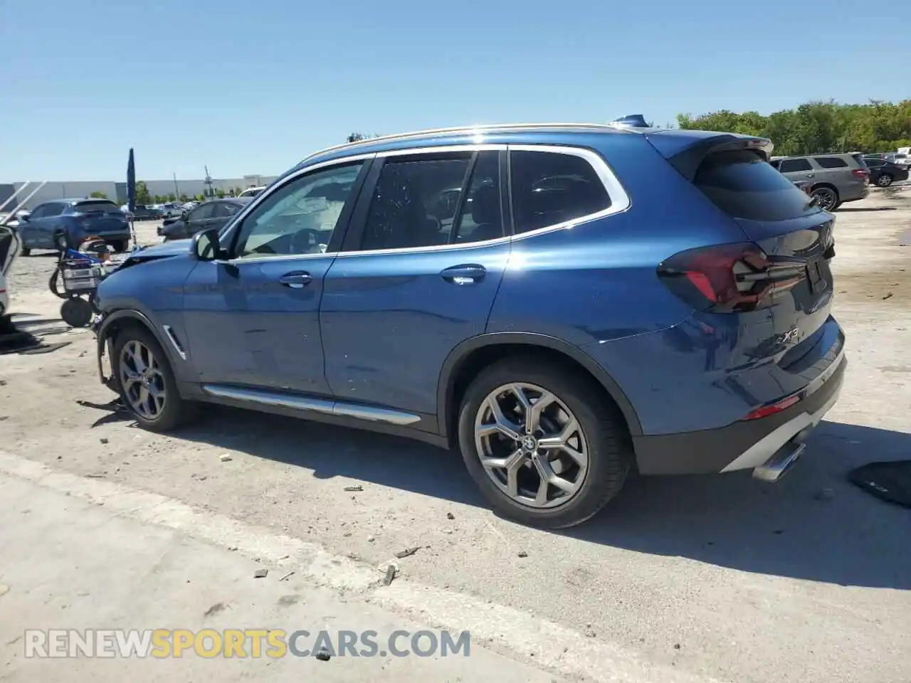 2 Photograph of a damaged car WBX47DP0XNN158398 BMW X3 2022