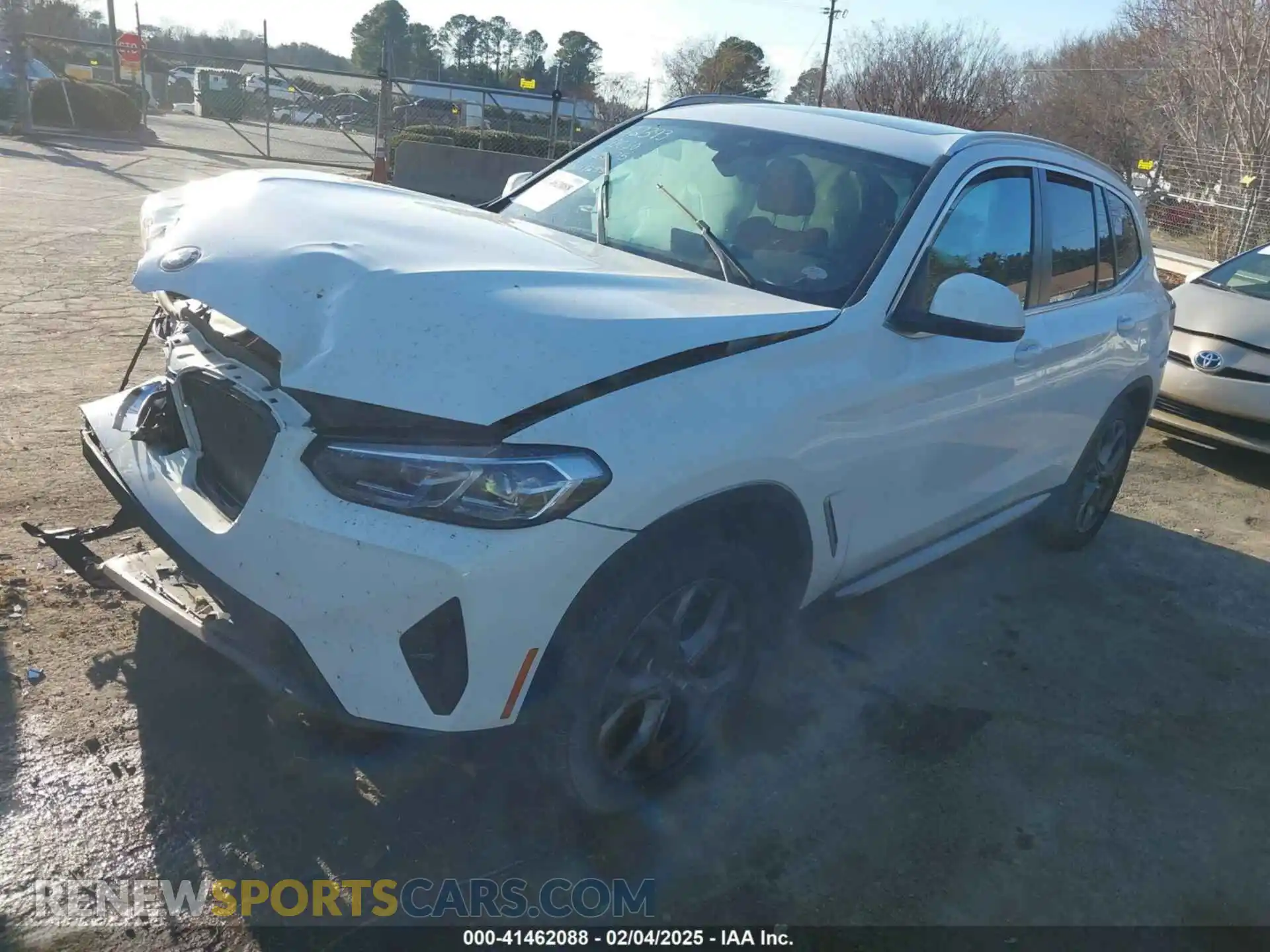 2 Photograph of a damaged car WBX57DP01NN182559 BMW X3 2022