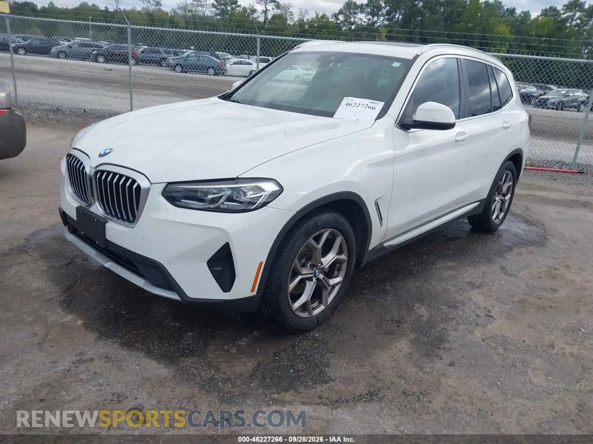 2 Фотография поврежденного автомобиля WBX57DP02NN169576 BMW X3 2022