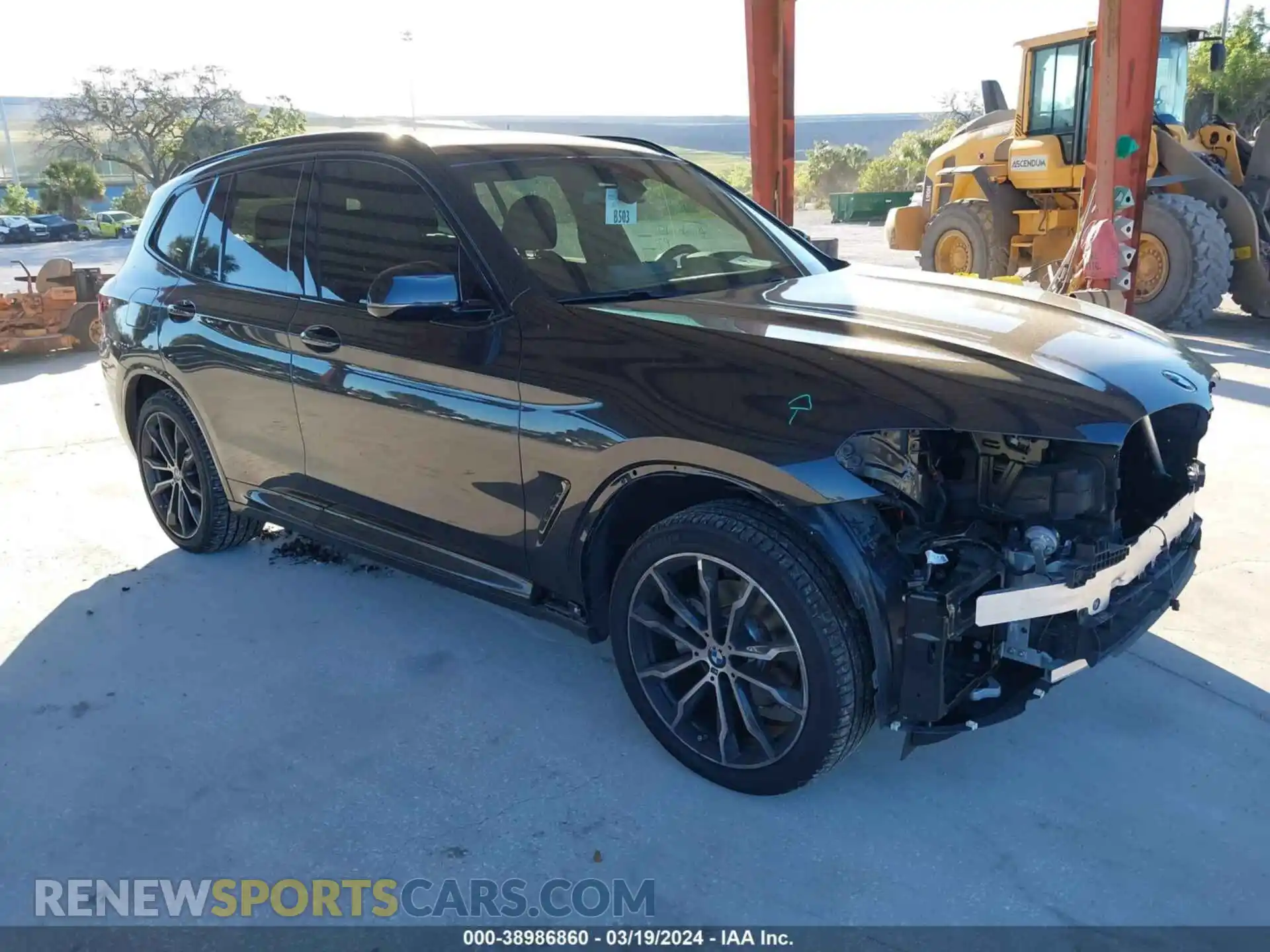 1 Photograph of a damaged car WBX57DP02NN175488 BMW X3 2022