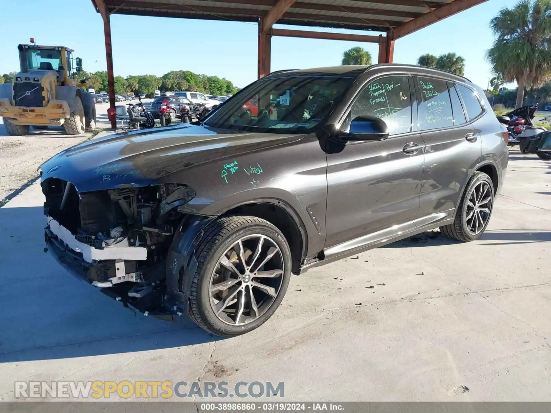 2 Photograph of a damaged car WBX57DP02NN175488 BMW X3 2022