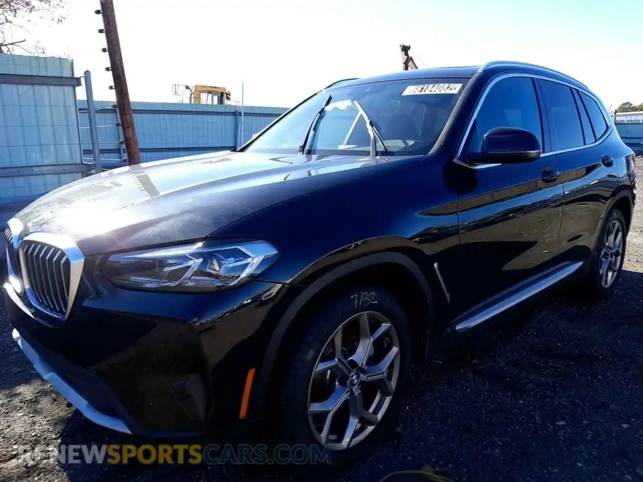 1 Photograph of a damaged car WBX57DP03NN154097 BMW X3 2022