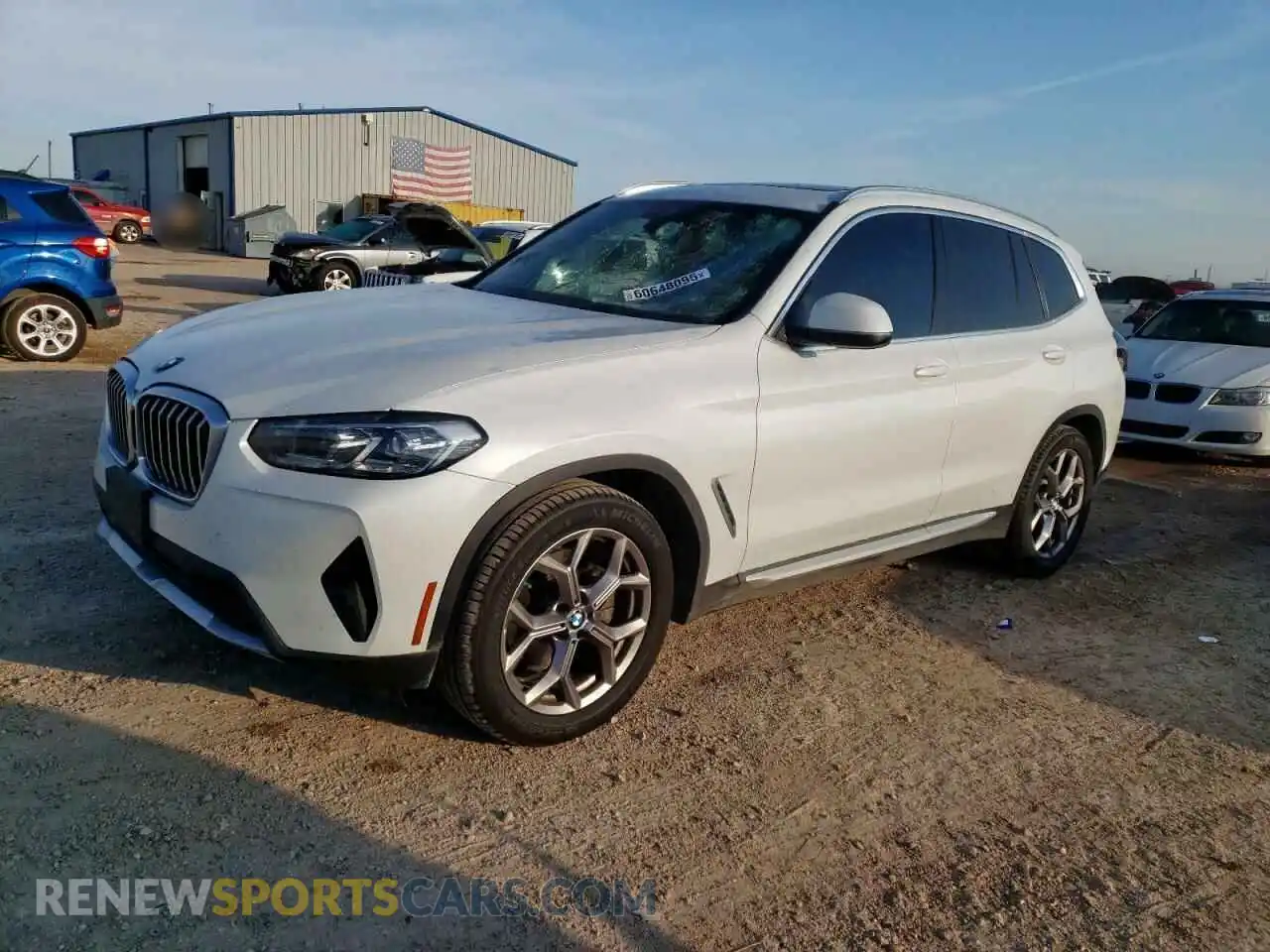1 Фотография поврежденного автомобиля WBX57DP04NN123764 BMW X3 2022
