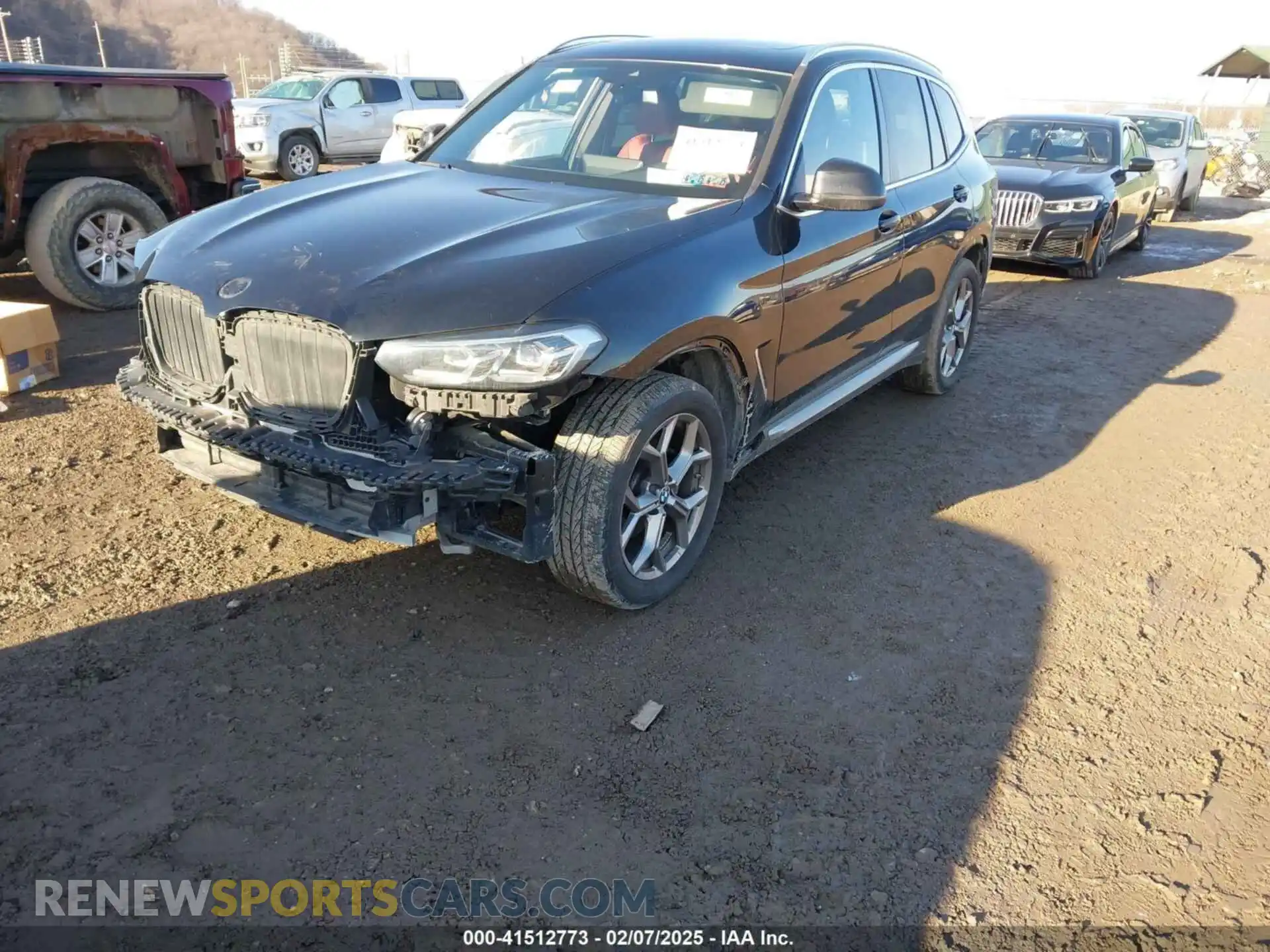 2 Photograph of a damaged car WBX57DP04NN160376 BMW X3 2022