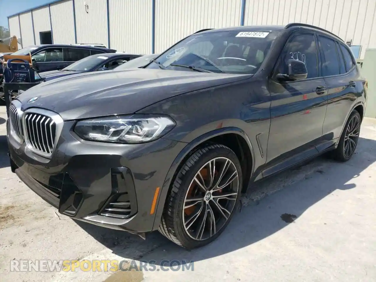 2 Photograph of a damaged car WBX57DP05NN150875 BMW X3 2022