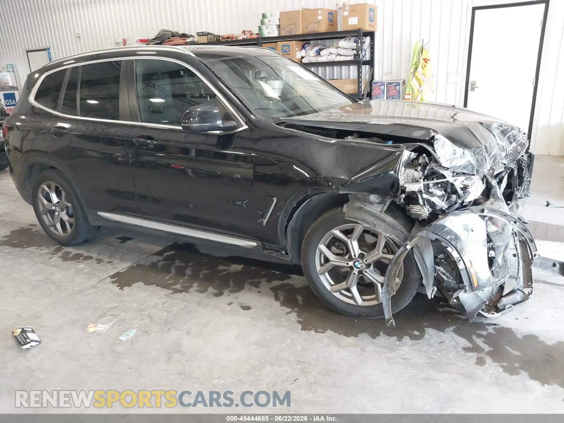 1 fotografías del automóvil dañado WBX57DP06NN178992 BMW X3 2022