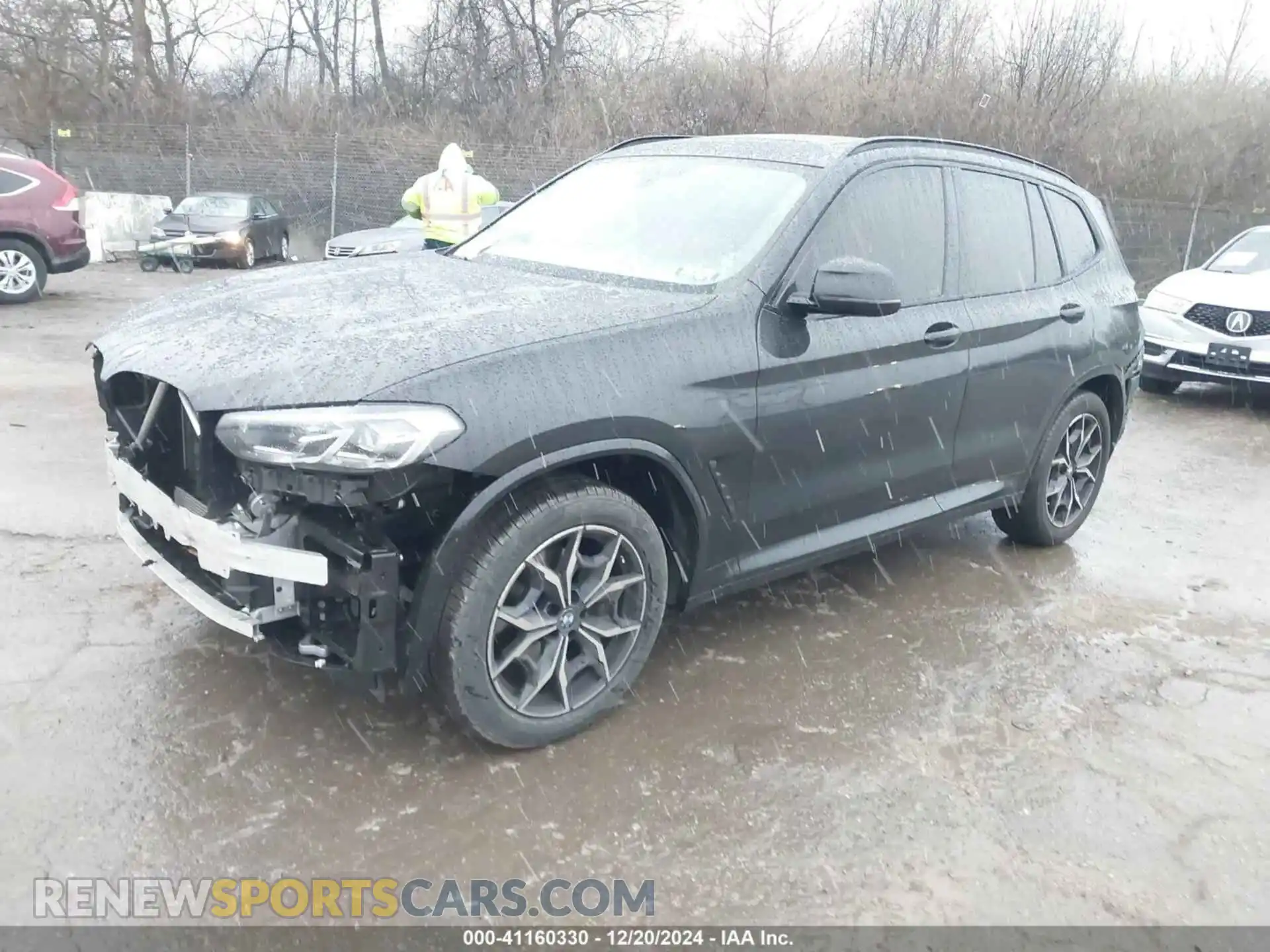 2 Photograph of a damaged car WBX57DP06NN184937 BMW X3 2022