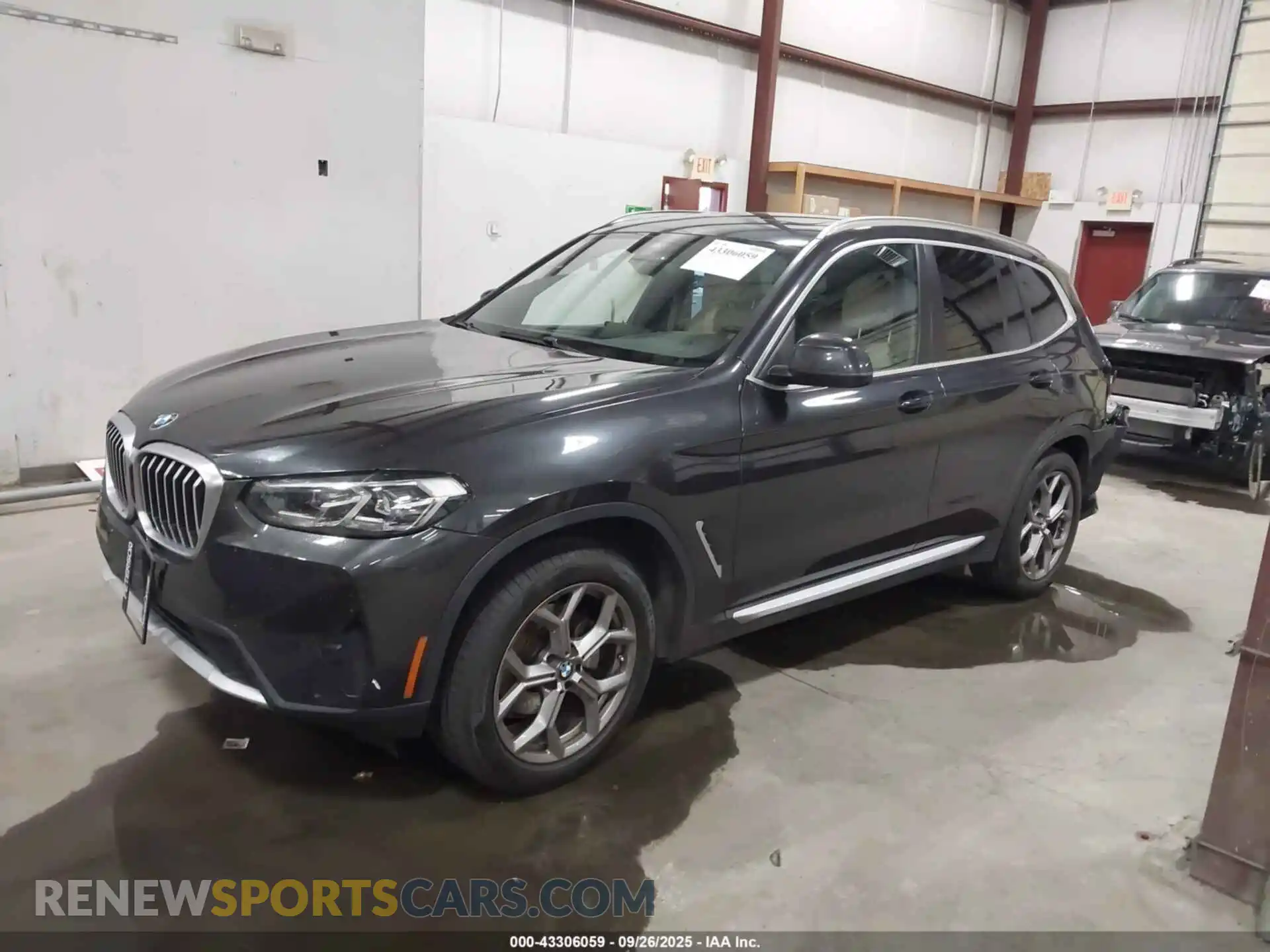 2 Photograph of a damaged car WBX57DP08NN169677 BMW X3 2022