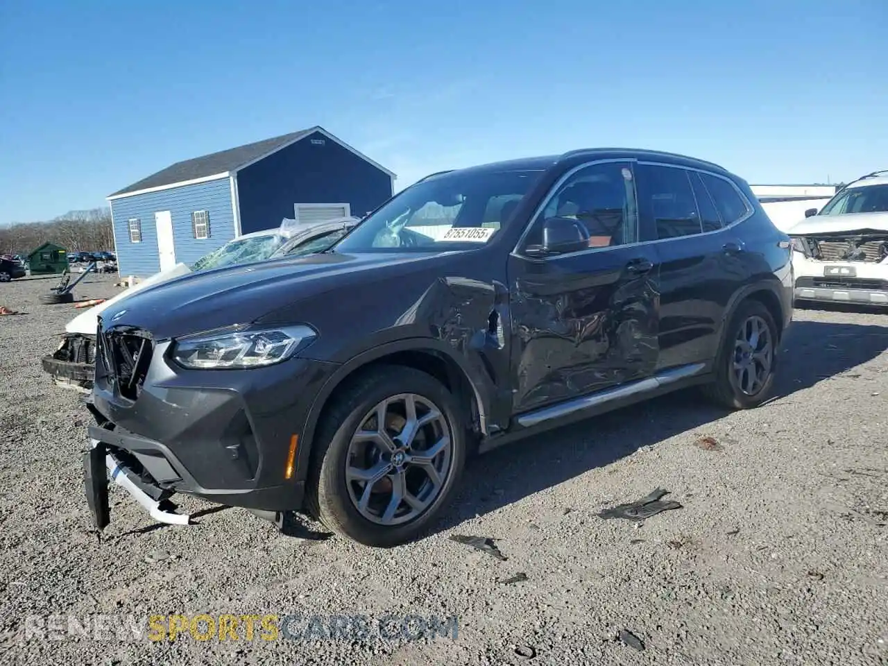 1 Photograph of a damaged car WBX57DP09NN174659 BMW X3 2022