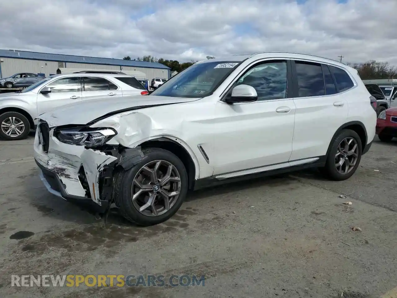 1 Photograph of a damaged car WBX57DP0XNN160141 BMW X3 2022