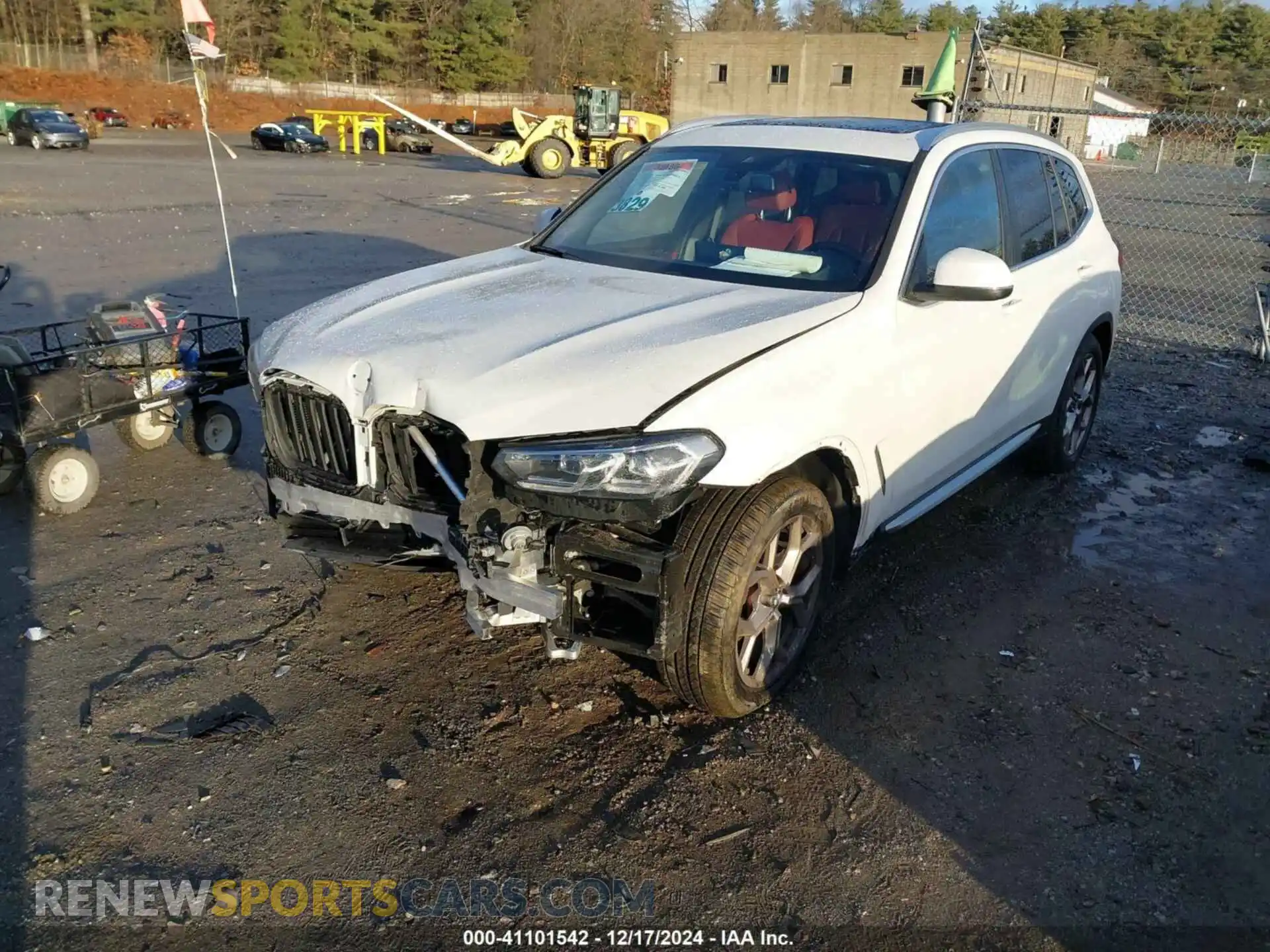 2 Photograph of a damaged car WBX57DP0XNN160754 BMW X3 2022