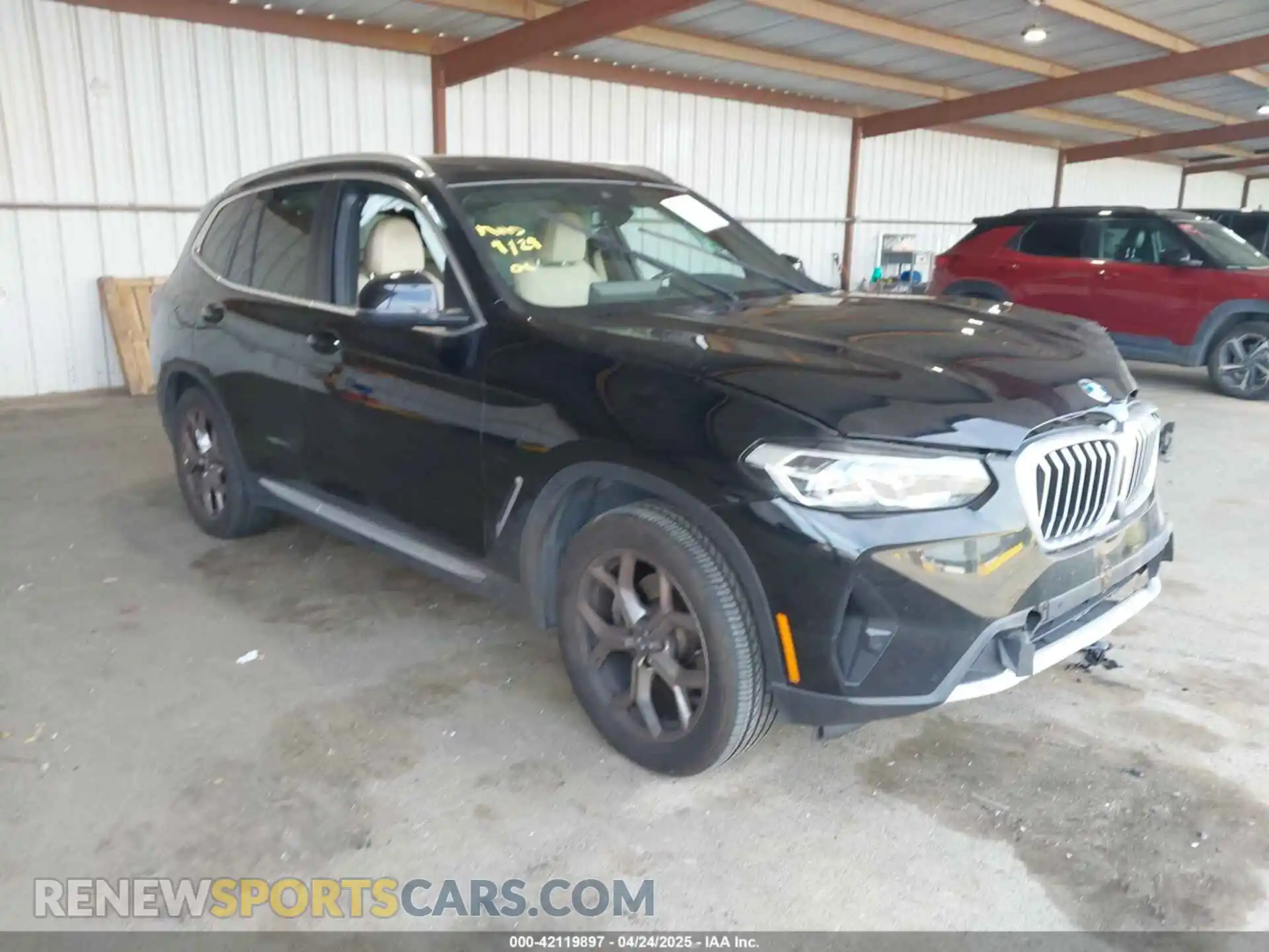 1 Photograph of a damaged car WBX57DP0XNN183208 BMW X3 2022