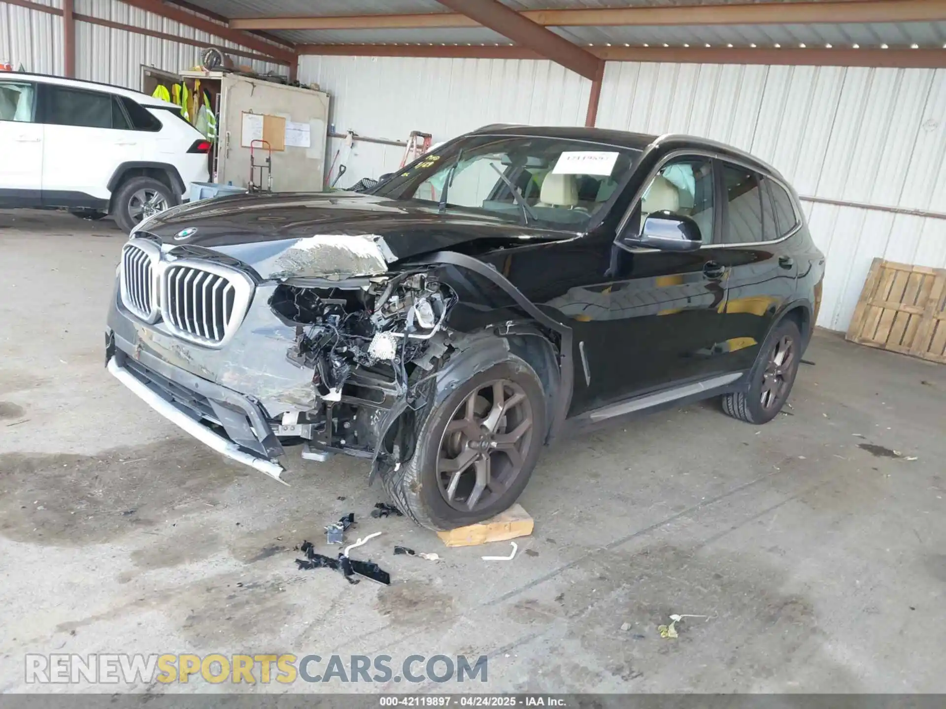 2 Photograph of a damaged car WBX57DP0XNN183208 BMW X3 2022