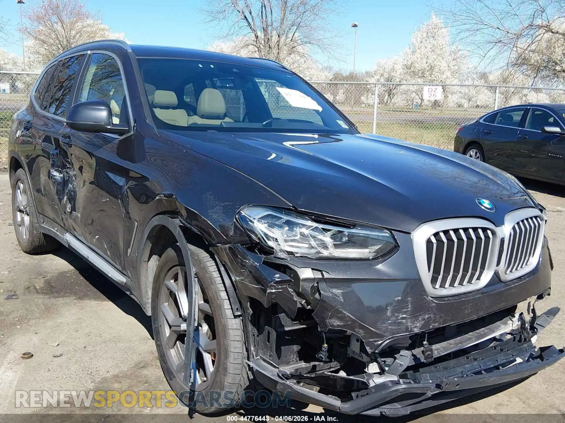 1 Photograph of a damaged car 5UX43DP00P9R38753 BMW X3 2023