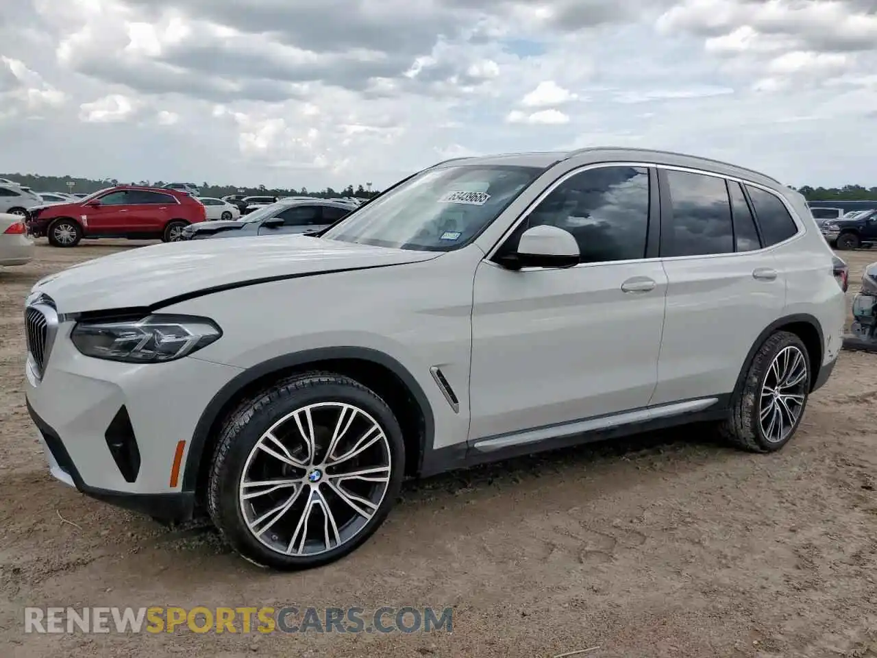 1 Photograph of a damaged car 5UX43DP02P9R16415 BMW X3 2023