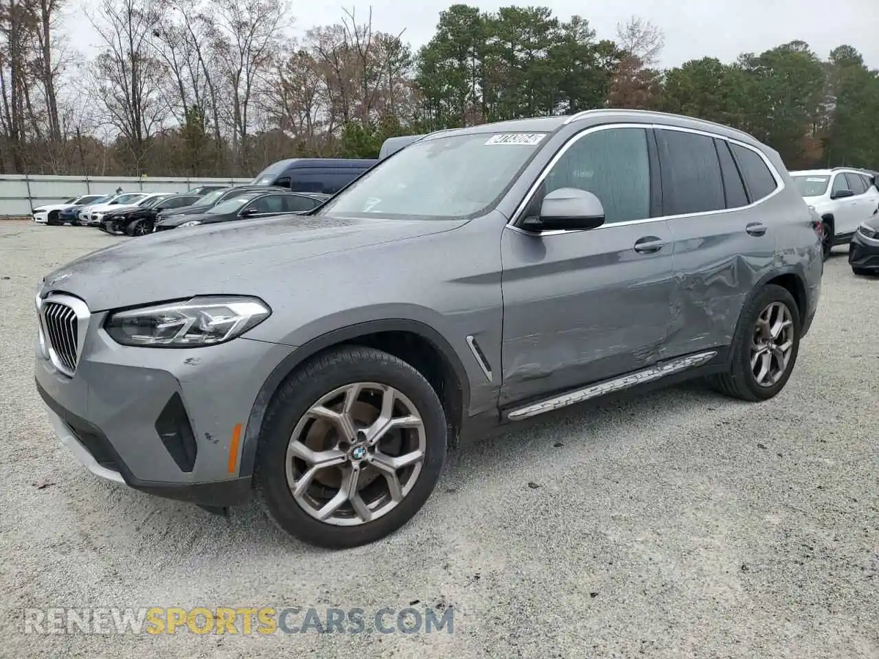 1 Photograph of a damaged car 5UX43DP02P9S10383 BMW X3 2023