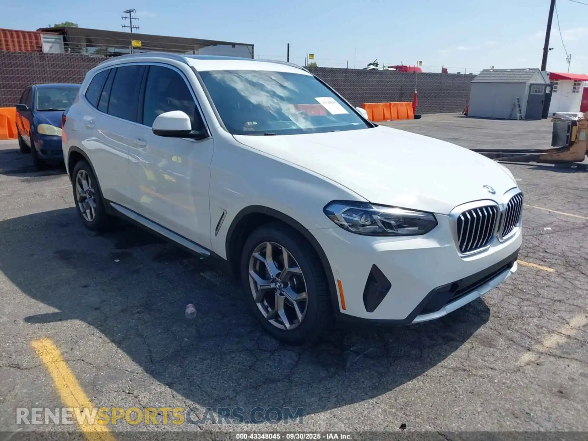 1 Photograph of a damaged car 5UX43DP04P9P48289 BMW X3 2023