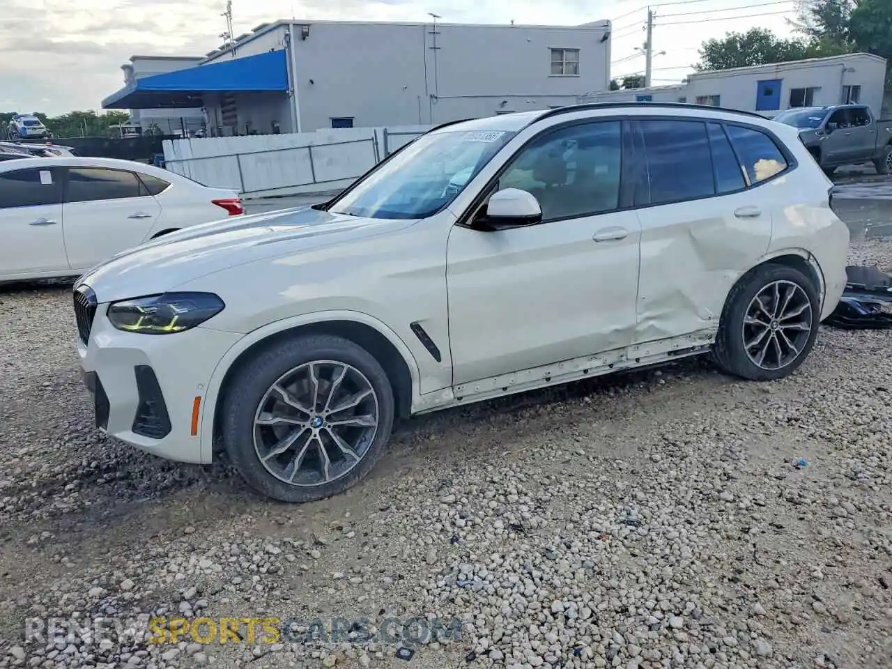 1 fotografías del automóvil dañado 5UX43DP04P9T34154 BMW X3 2023