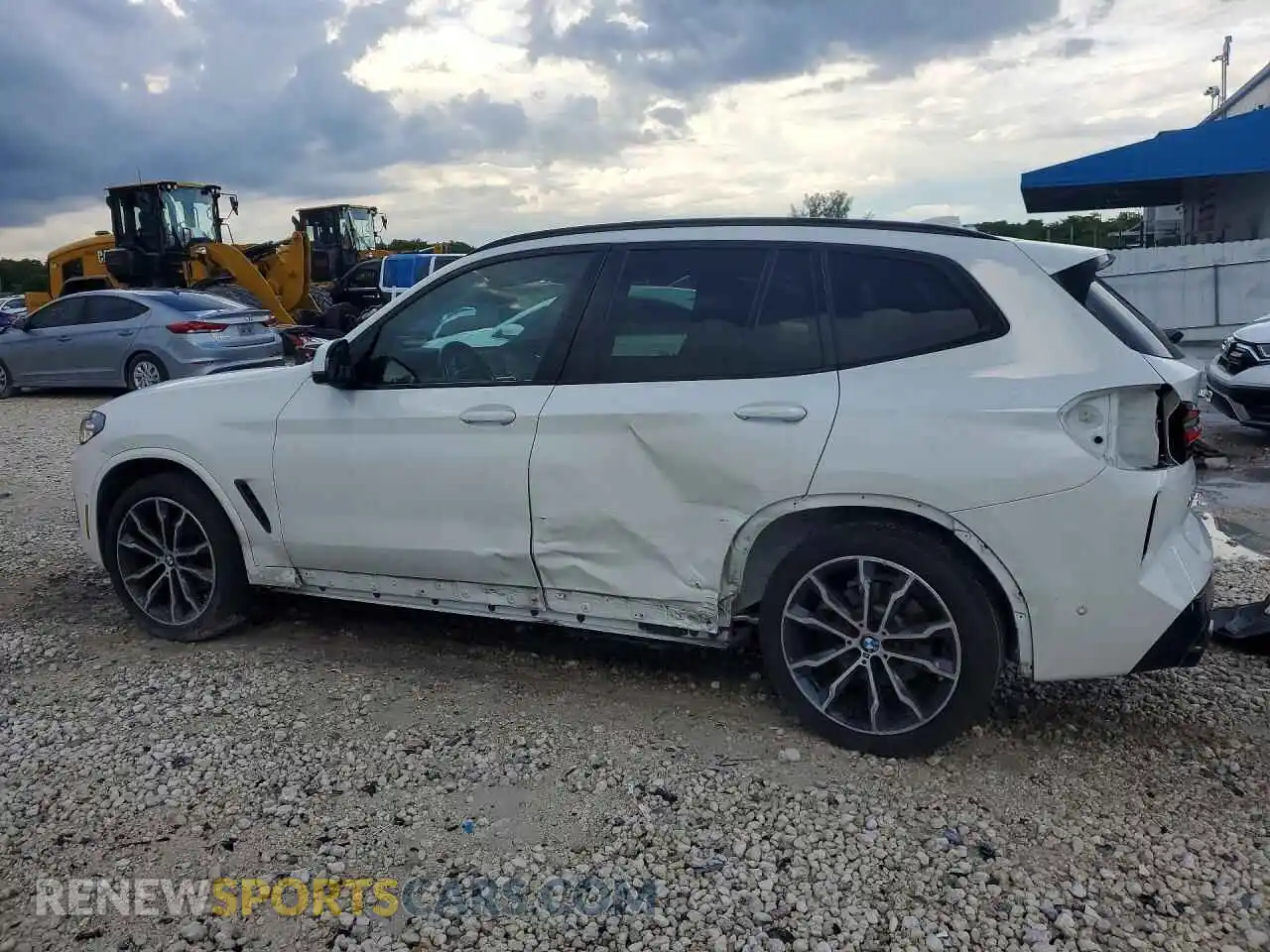 2 fotografías del automóvil dañado 5UX43DP04P9T34154 BMW X3 2023