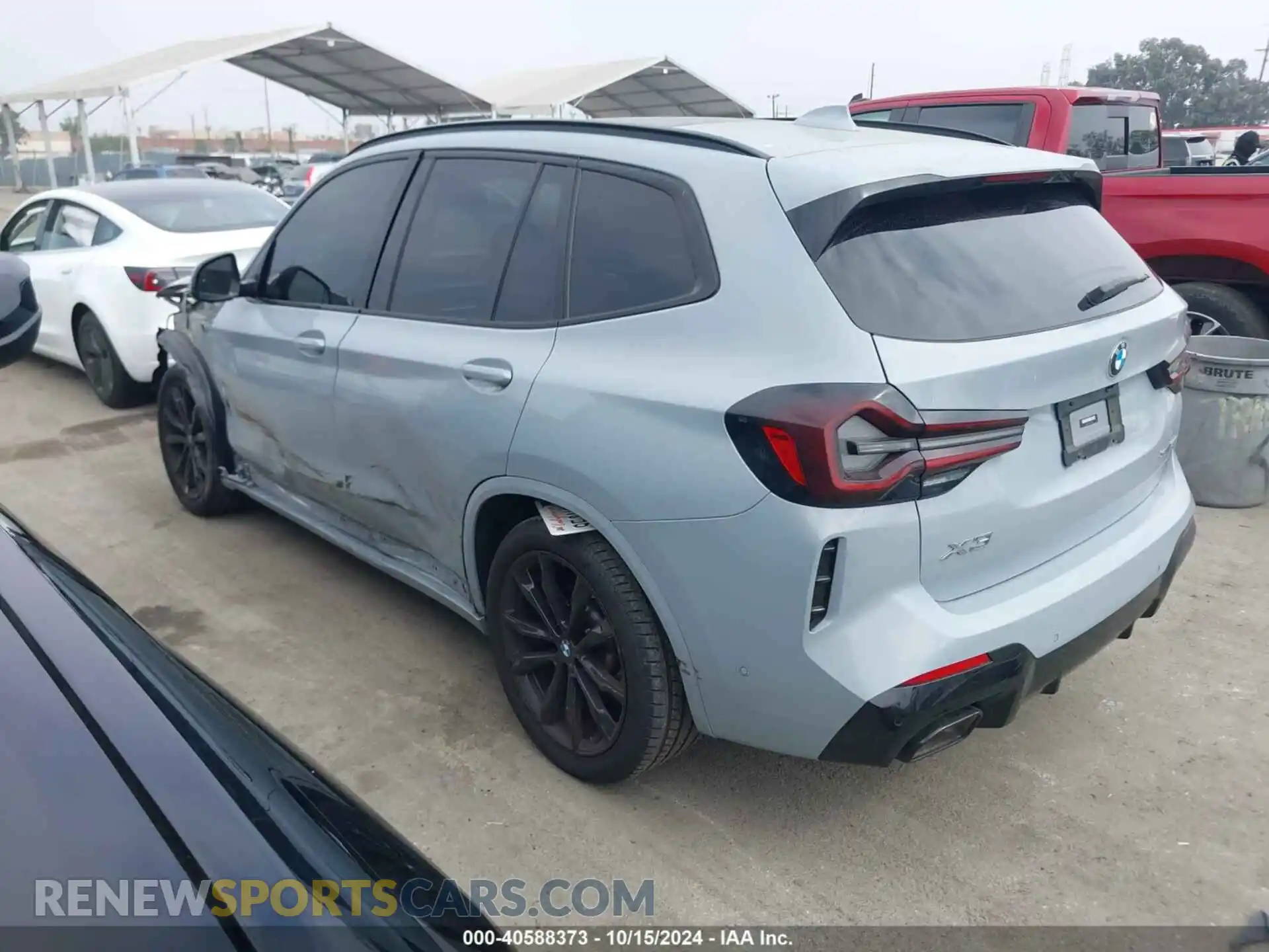 3 fotografías del automóvil dañado 5UX43DP05P9P98117 BMW X3 2023