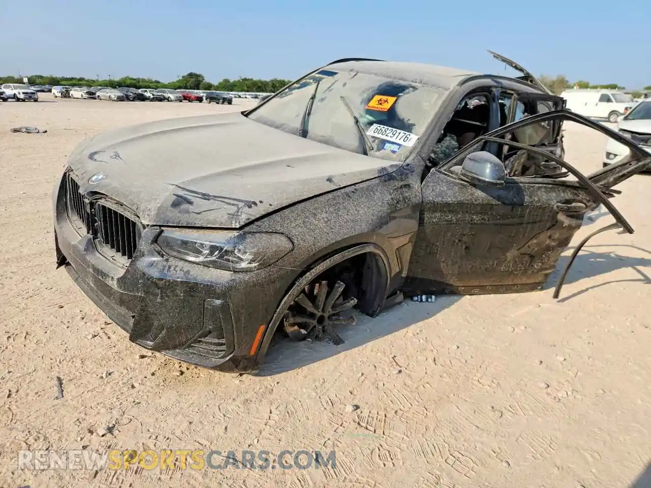 1 Photograph of a damaged car 5UX43DP05P9R57279 BMW X3 2023