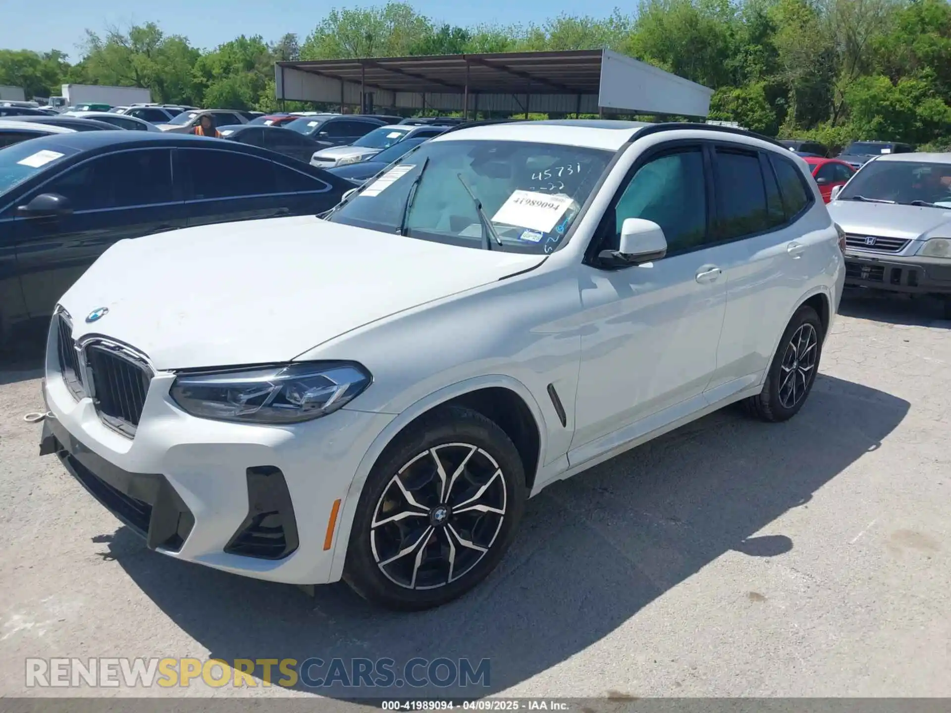 2 Photograph of a damaged car 5UX43DP05P9S19868 BMW X3 2023