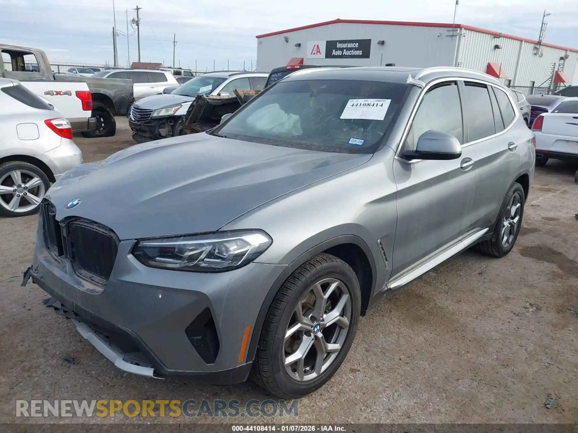 2 Photograph of a damaged car 5UX43DP05P9S24570 BMW X3 2023