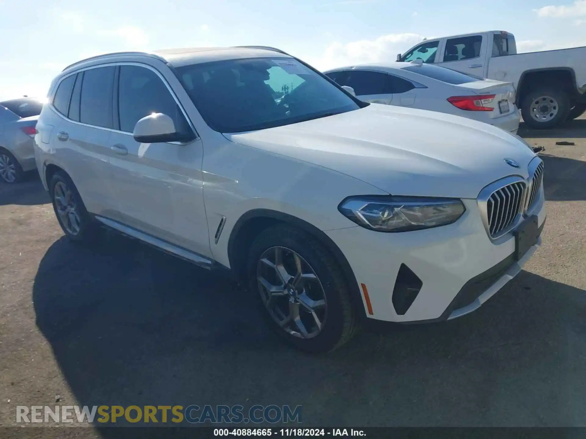 1 Photograph of a damaged car 5UX43DP07P9N54744 BMW X3 2023