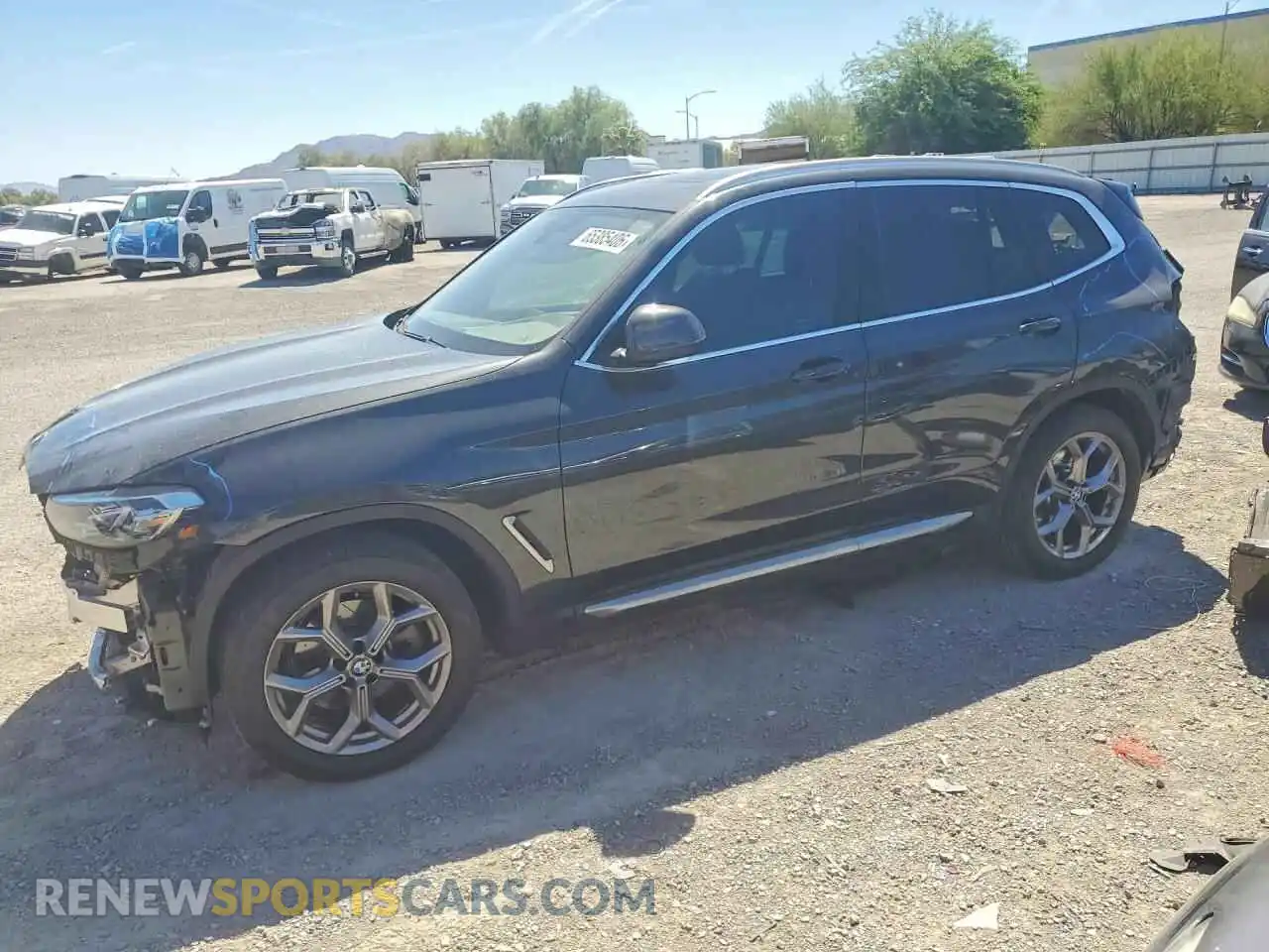 1 Photograph of a damaged car 5UX43DP07P9R95614 BMW X3 2023