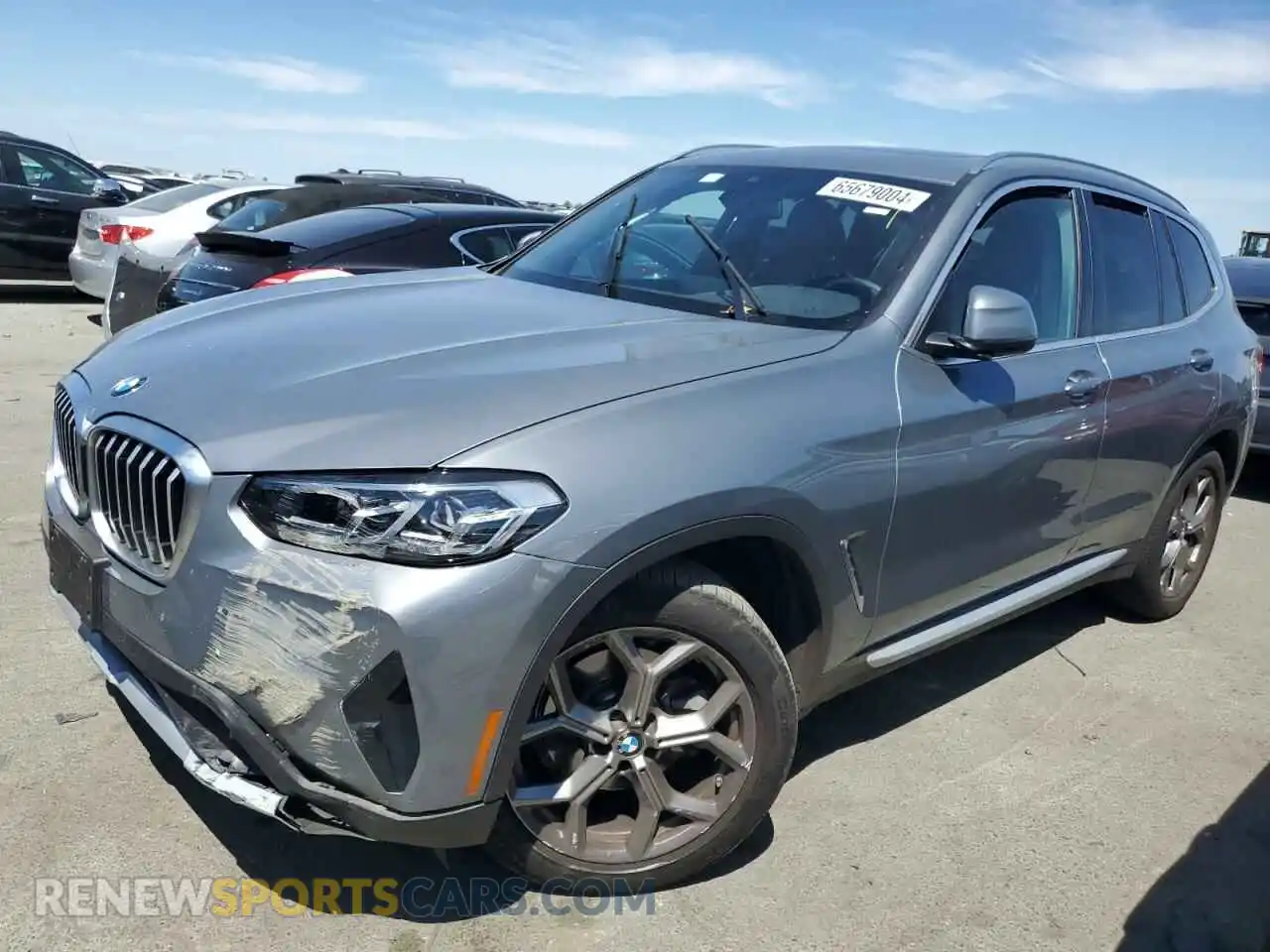 1 Photograph of a damaged car 5UX43DP08P9P13397 BMW X3 2023