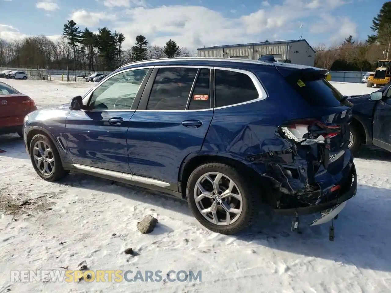 2 Photograph of a damaged car 5UX43DP08P9P42611 BMW X3 2023