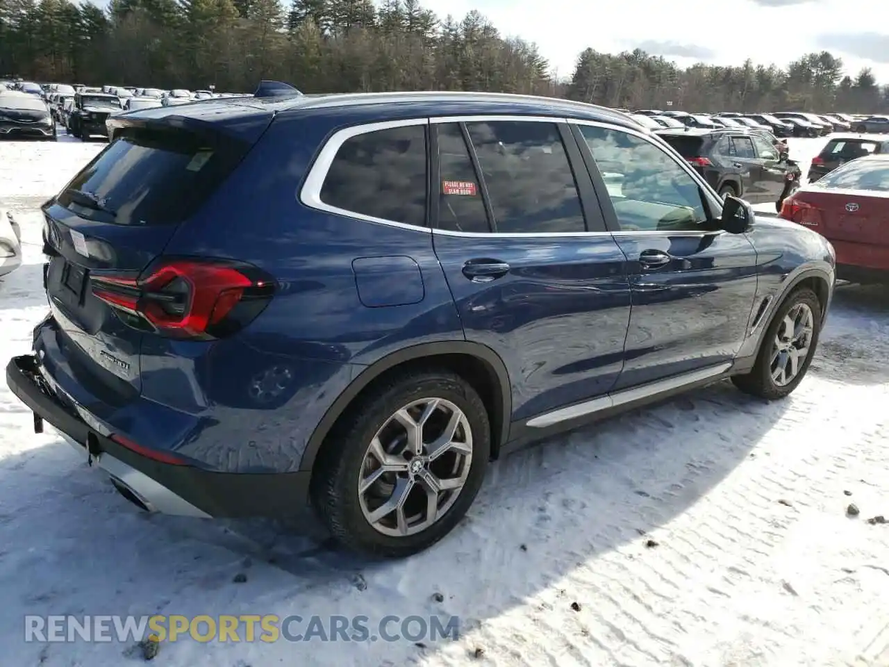 3 Photograph of a damaged car 5UX43DP08P9P42611 BMW X3 2023
