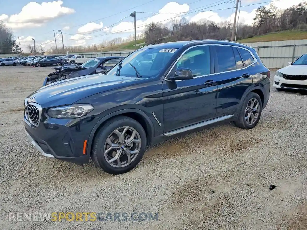 1 Photograph of a damaged car 5UX43DP08P9R48155 BMW X3 2023