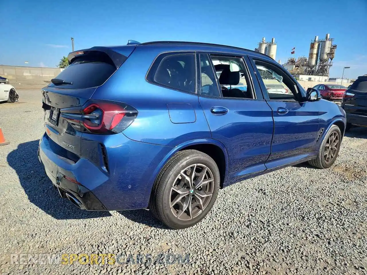 3 fotografías del automóvil dañado 5UX43DP08P9T06048 BMW X3 2023