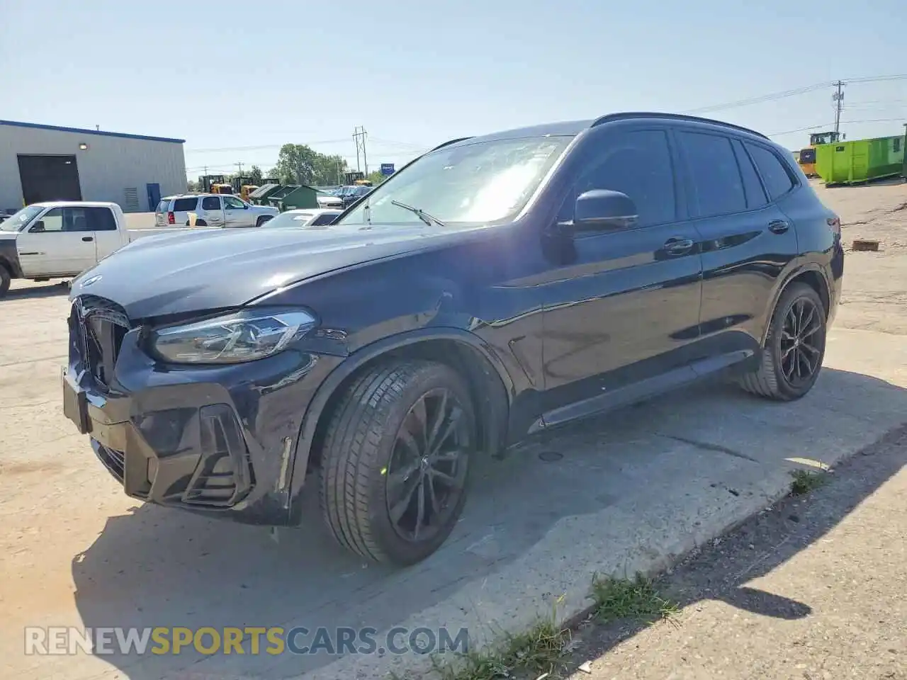 1 Photograph of a damaged car 5UX43DP08P9T17454 BMW X3 2023