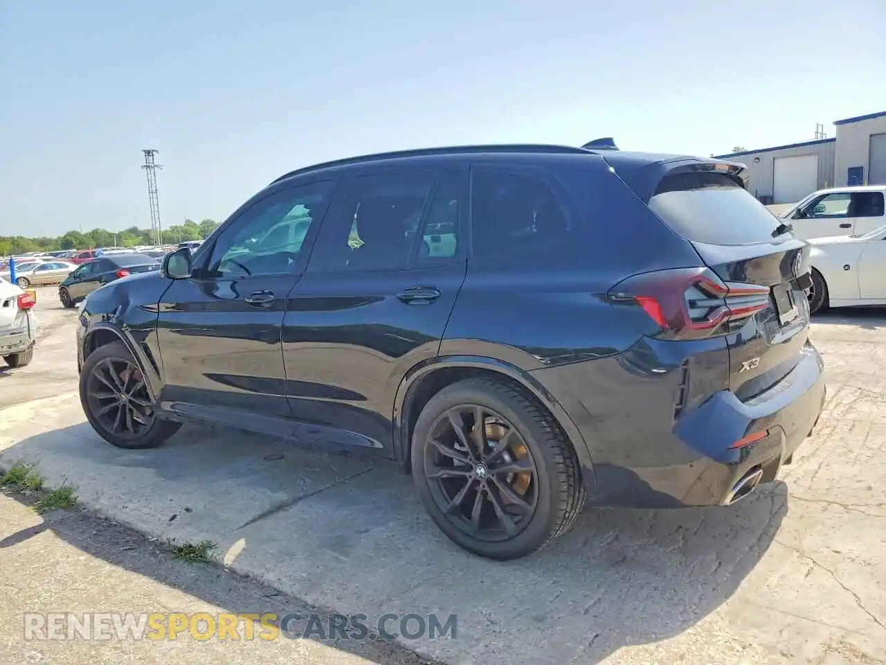 2 Photograph of a damaged car 5UX43DP08P9T17454 BMW X3 2023