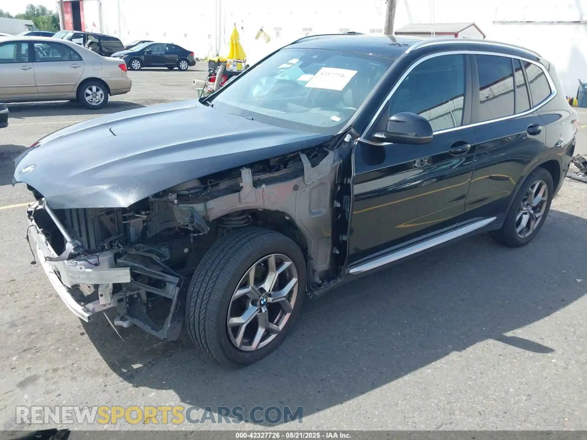 2 Photograph of a damaged car 5UX53DP00P9R81784 BMW X3 2023