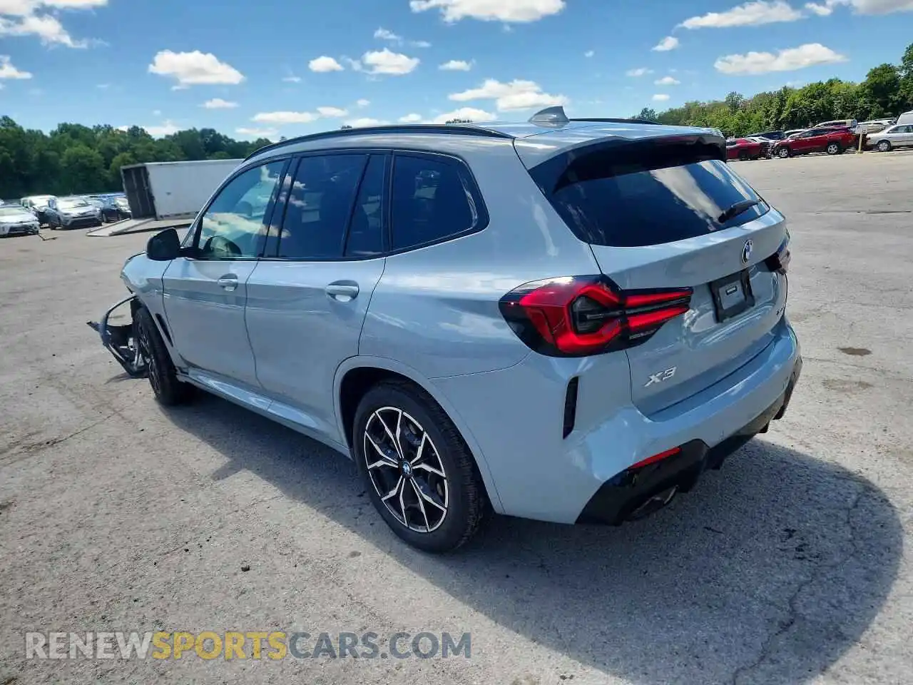 2 fotografías del automóvil dañado 5UX53DP00P9S88472 BMW X3 2023
