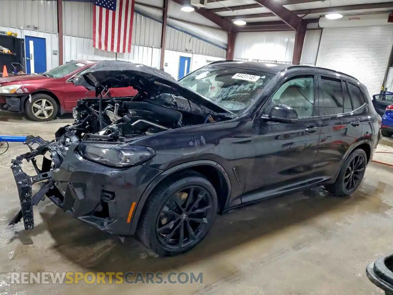 1 Photograph of a damaged car 5UX53DP02P9S97755 BMW X3 2023