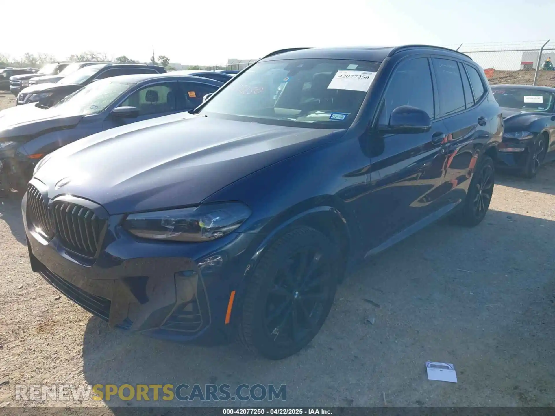 2 Photograph of a damaged car 5UX53DP03P9R64610 BMW X3 2023