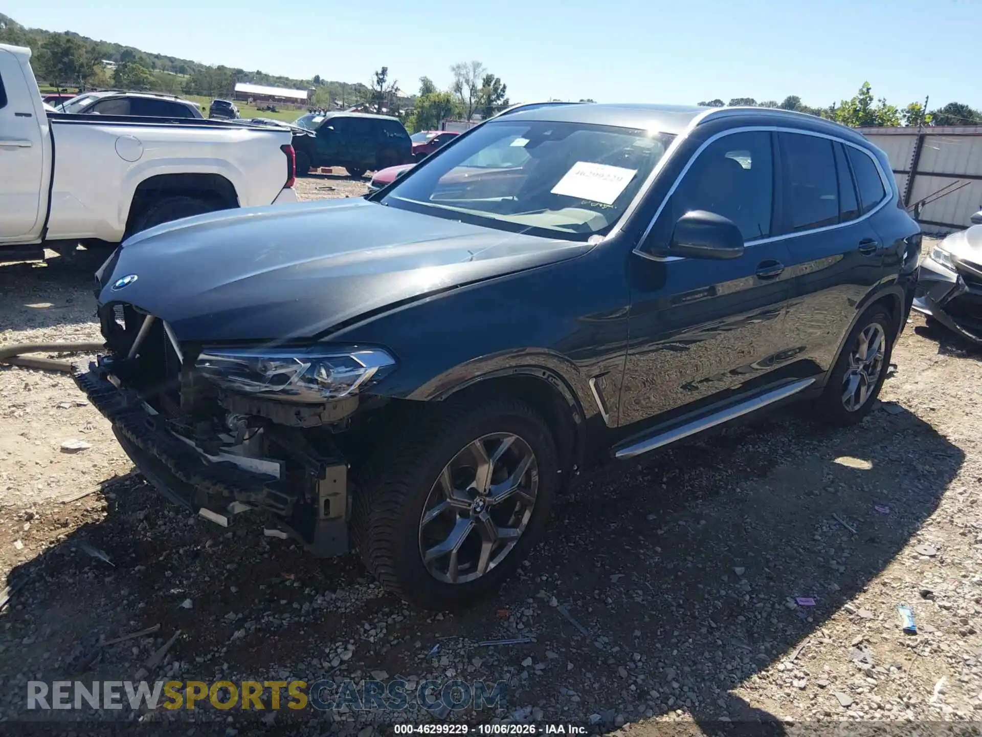 2 fotografías del automóvil dañado 5UX53DP03P9R73548 BMW X3 2023