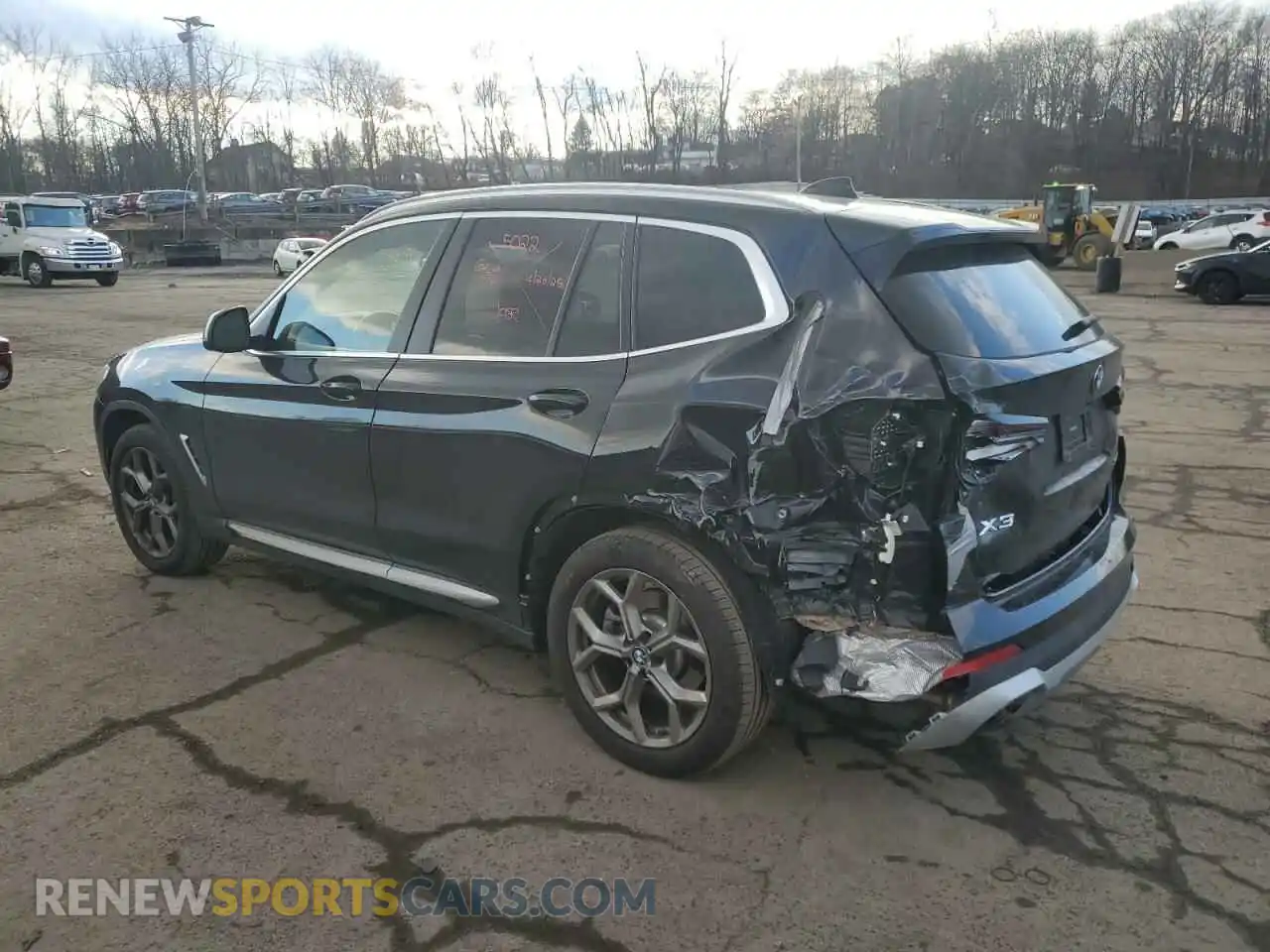 2 Photograph of a damaged car 5UX53DP04P9P80941 BMW X3 2023
