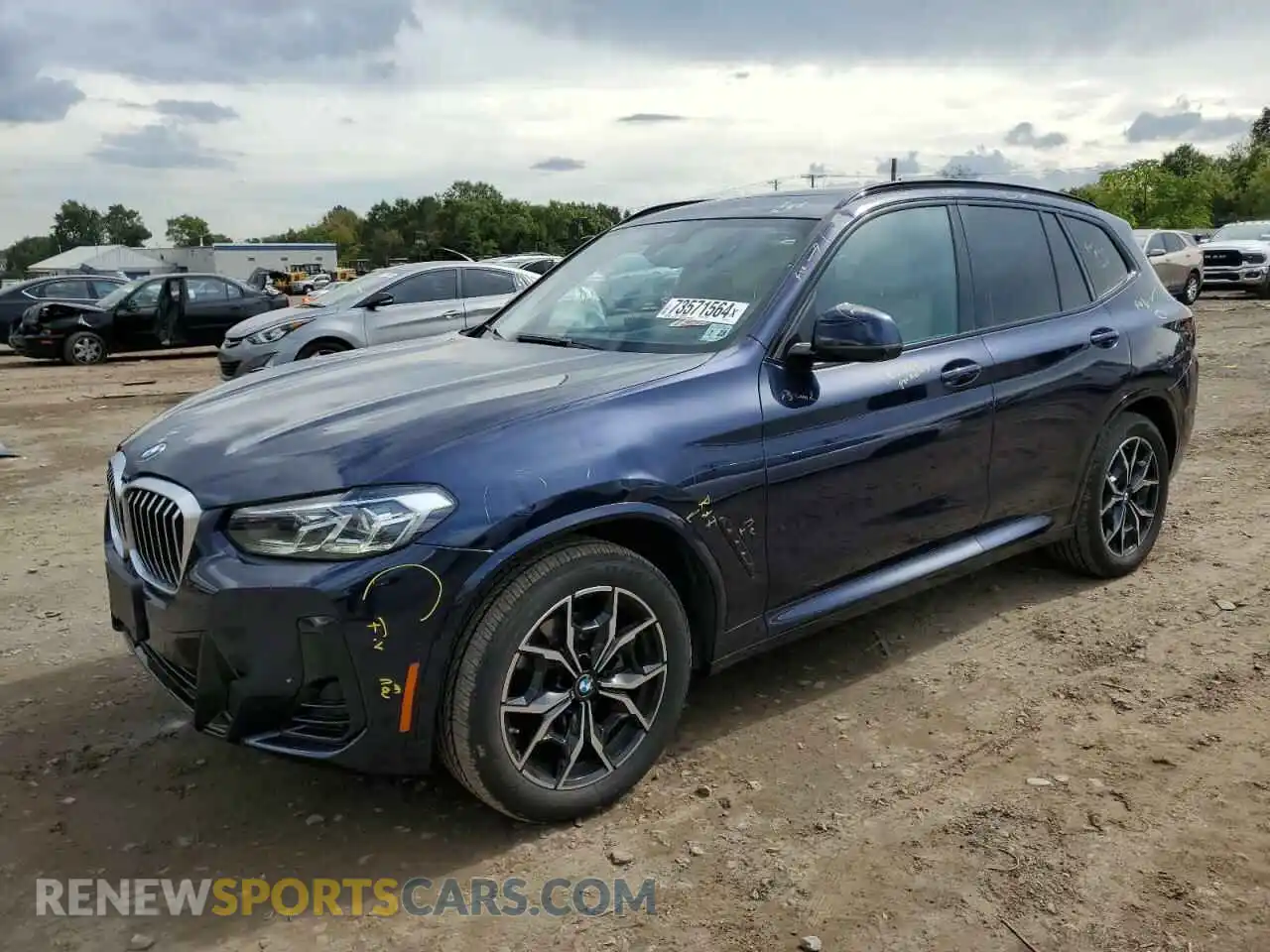1 fotografías del automóvil dañado 5UX53DP04P9R49422 BMW X3 2023