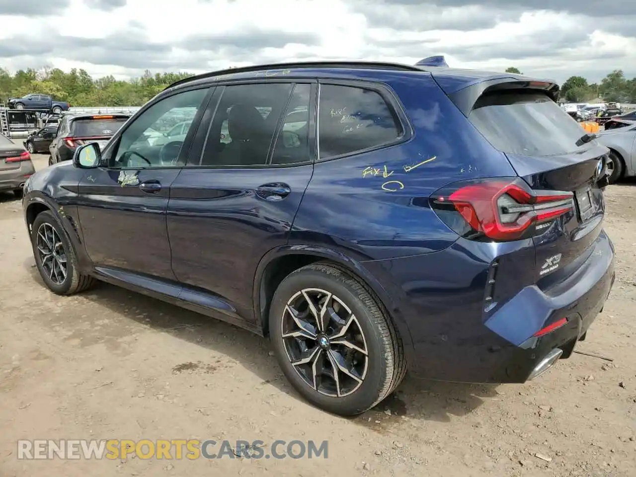 2 fotografías del automóvil dañado 5UX53DP04P9R49422 BMW X3 2023